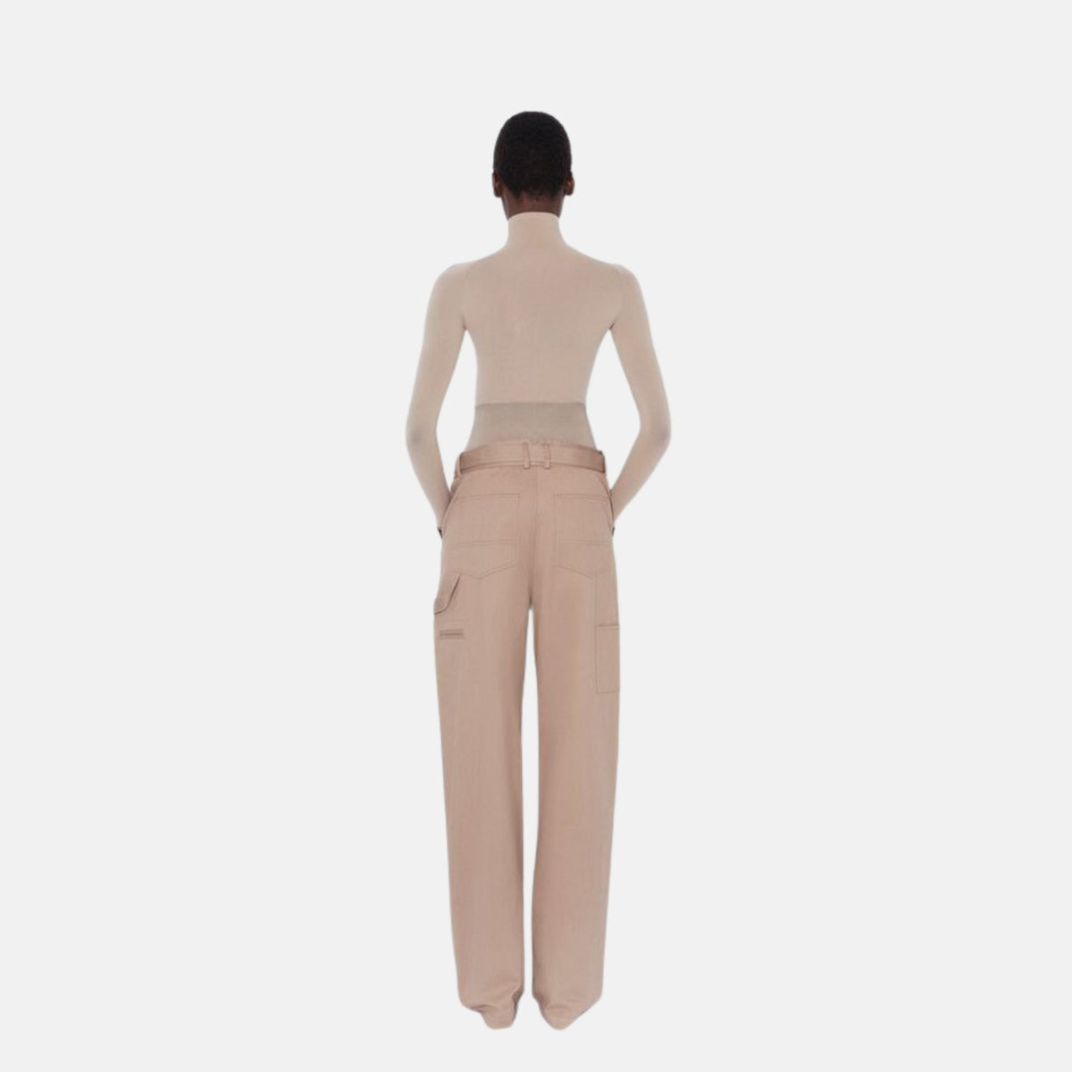 Cargo Trousers With Knit Band