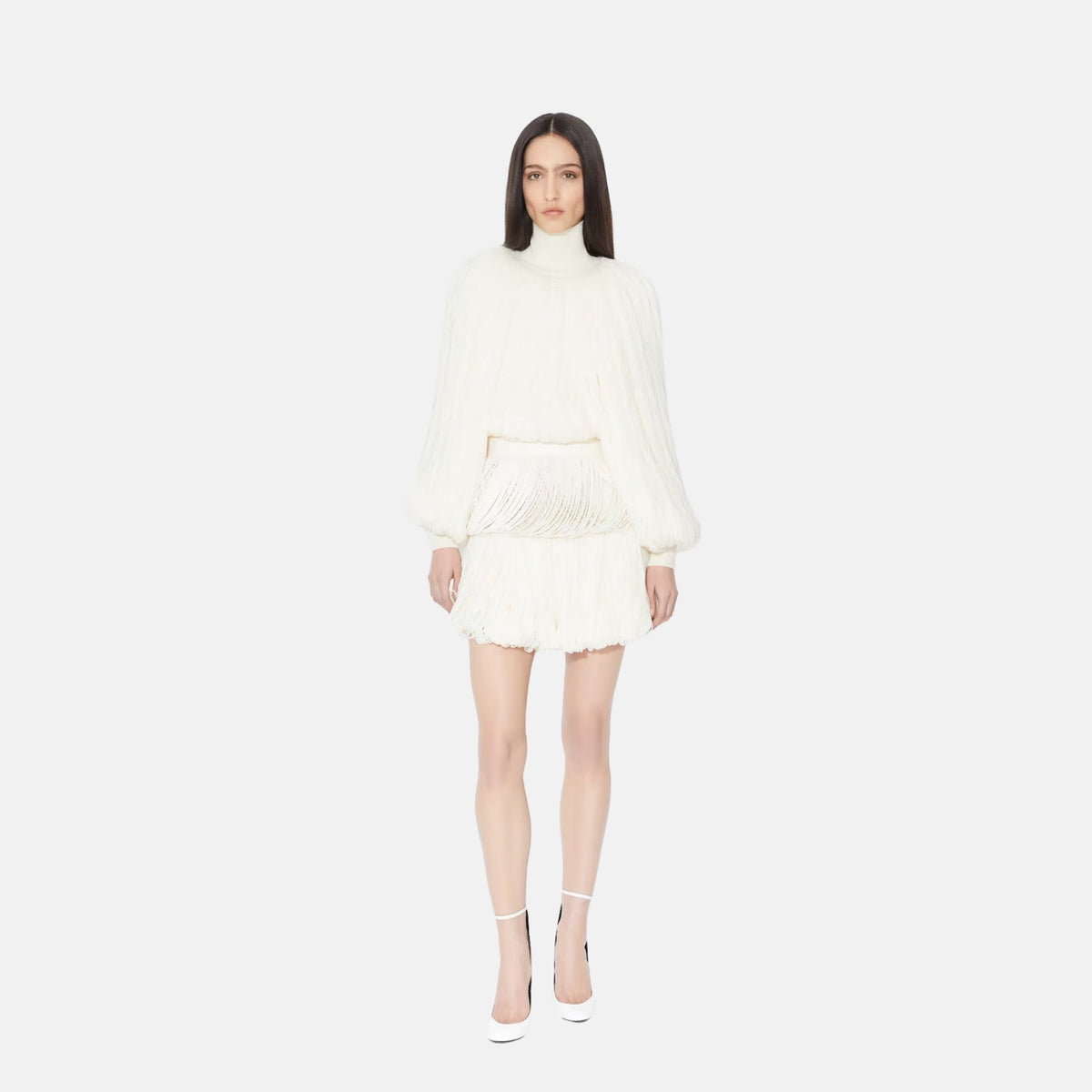 Knitted Fringes Jumper
