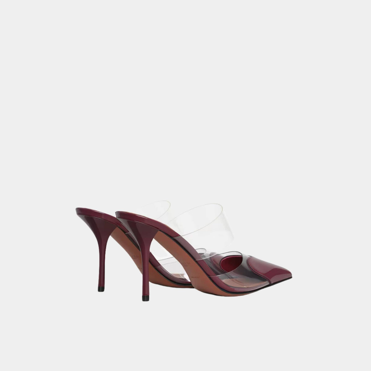 Le Cœur Mules In Patent Calfskin