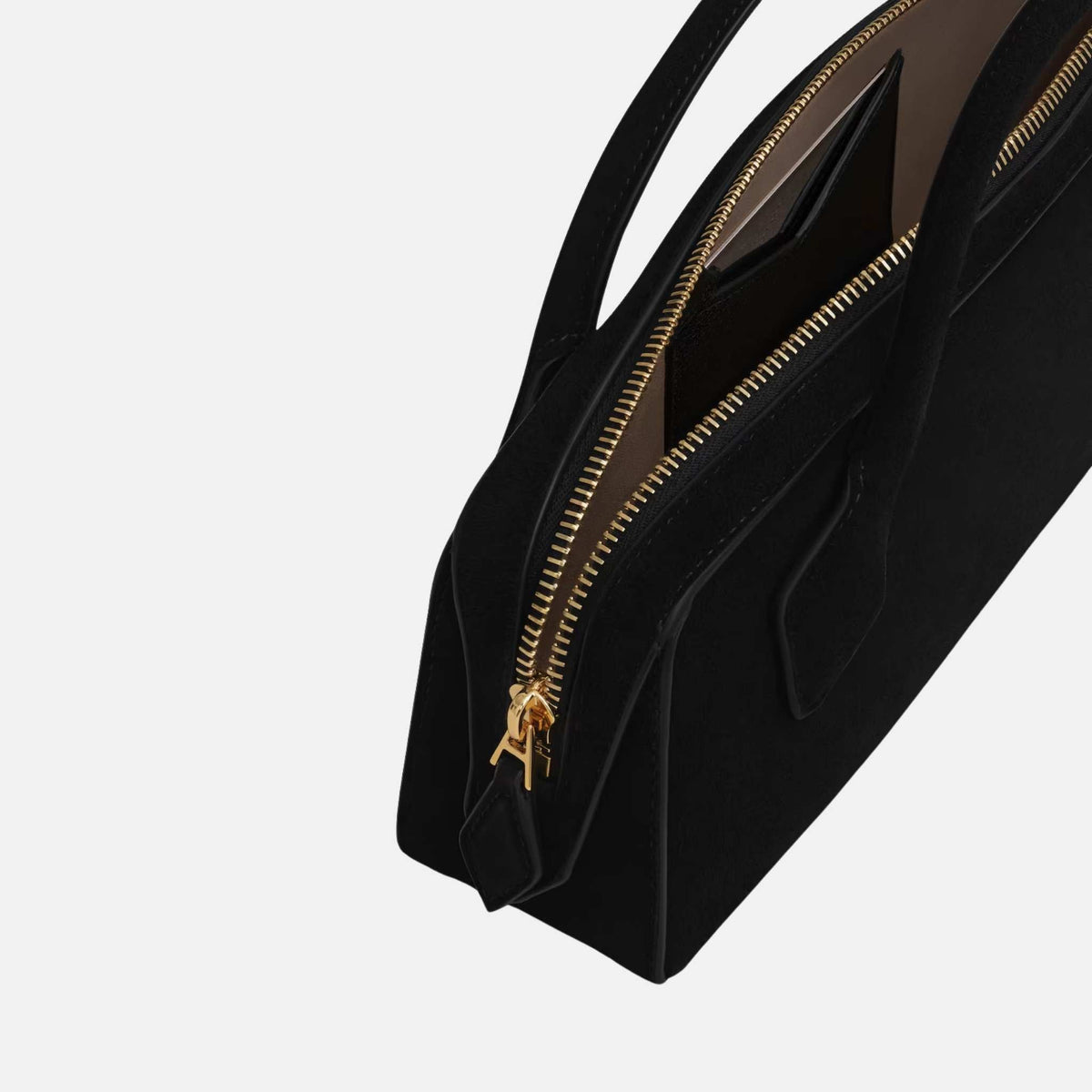 Le Teckel Clutch In Suede Goatskin