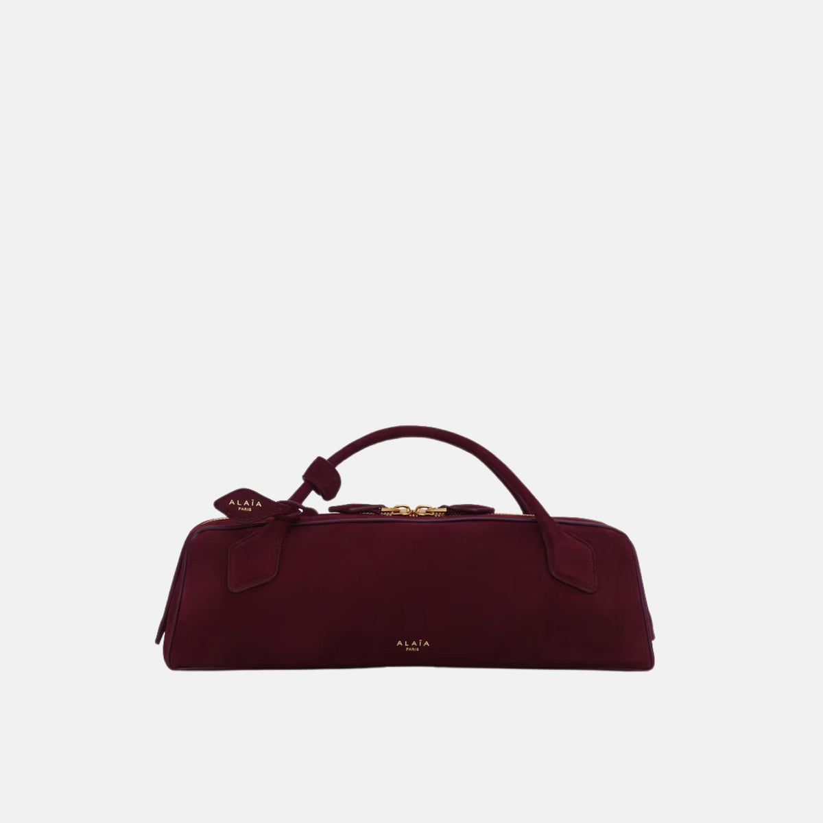 Le Teckel Clutch In Suede Goatskin