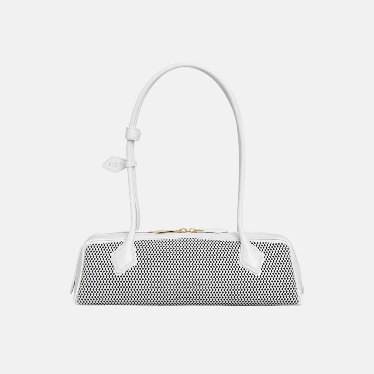 Le Teckel Medium Bag In Perforated Leather