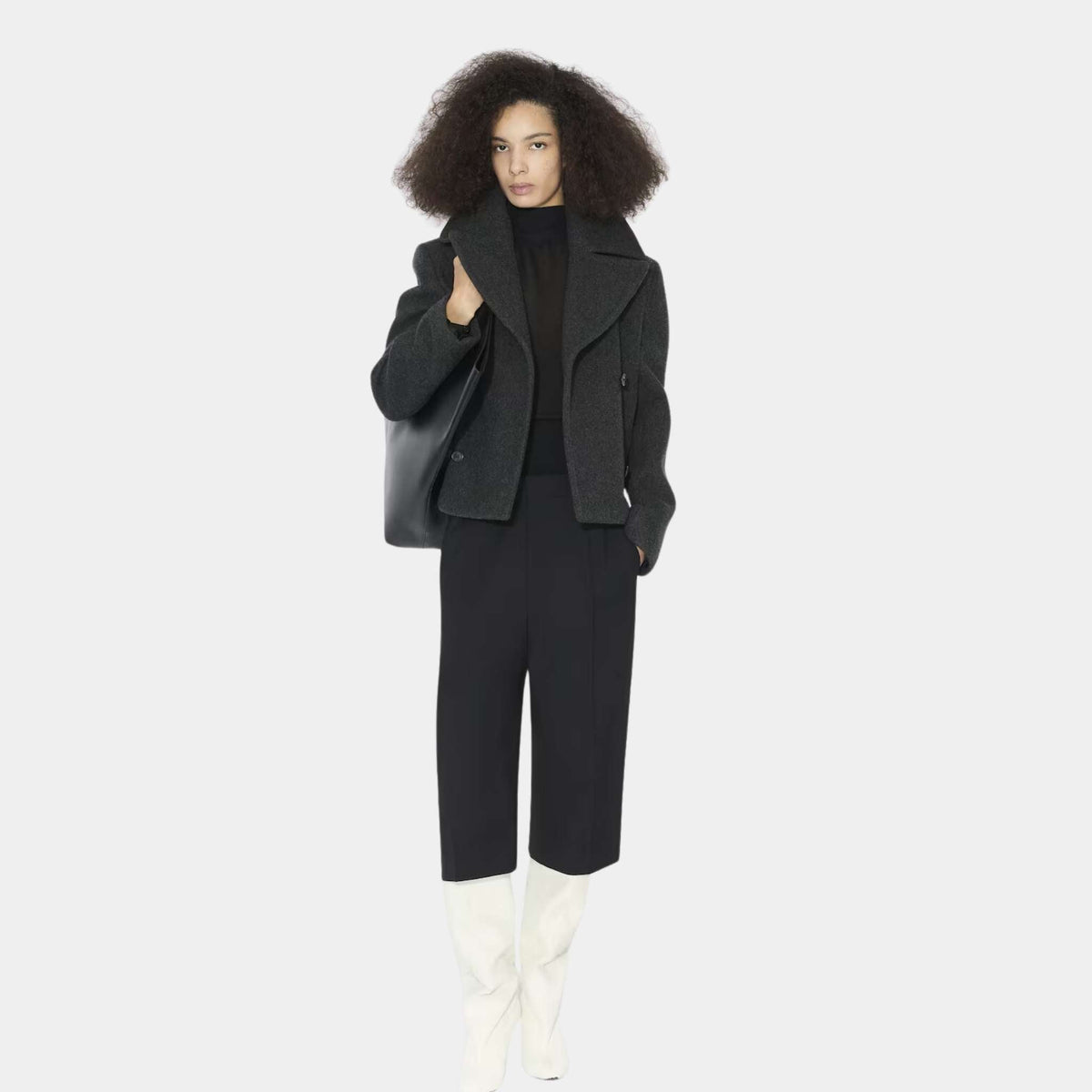 Merino Wool Pea Coat