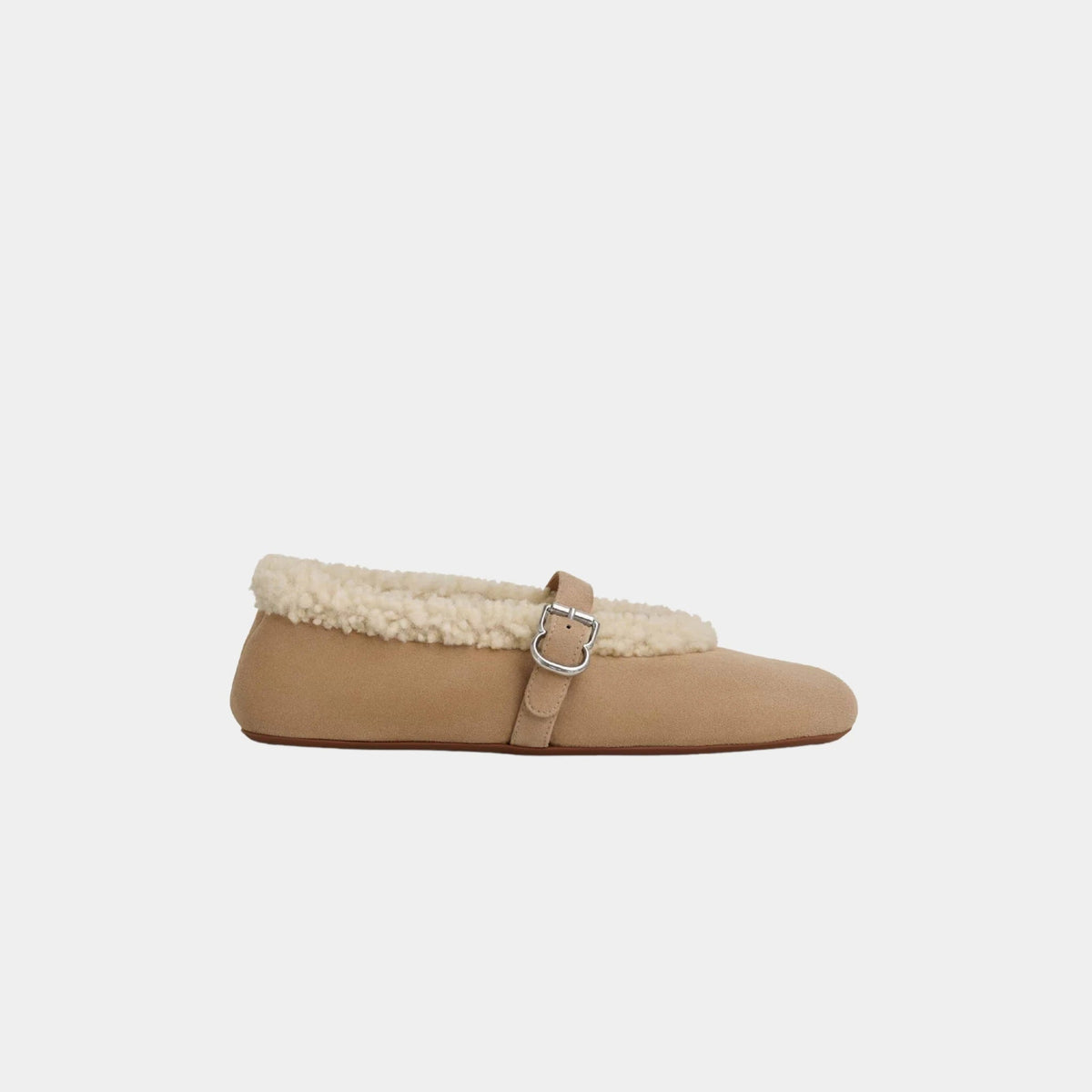 Shearling Ballerinas
