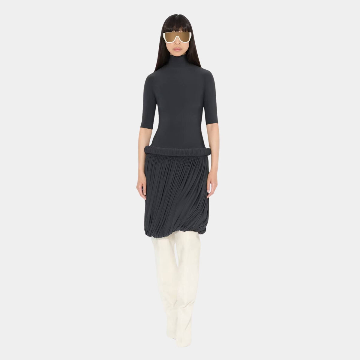 Short Dress In Supple Jersey