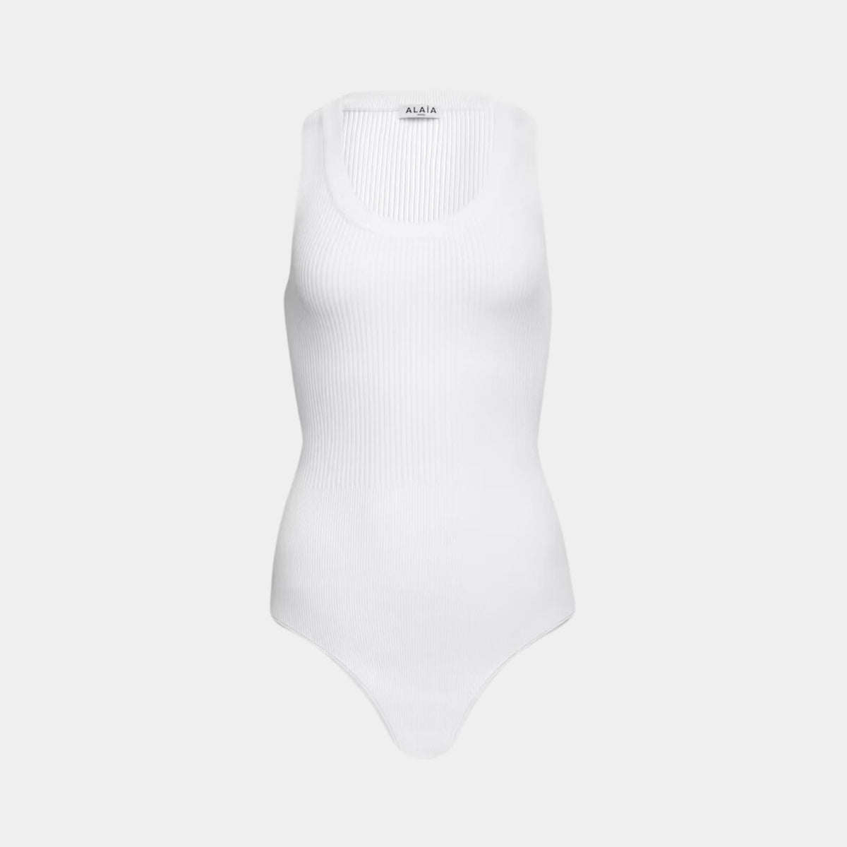 Sleeveless Ribbed Knit Bodysuit