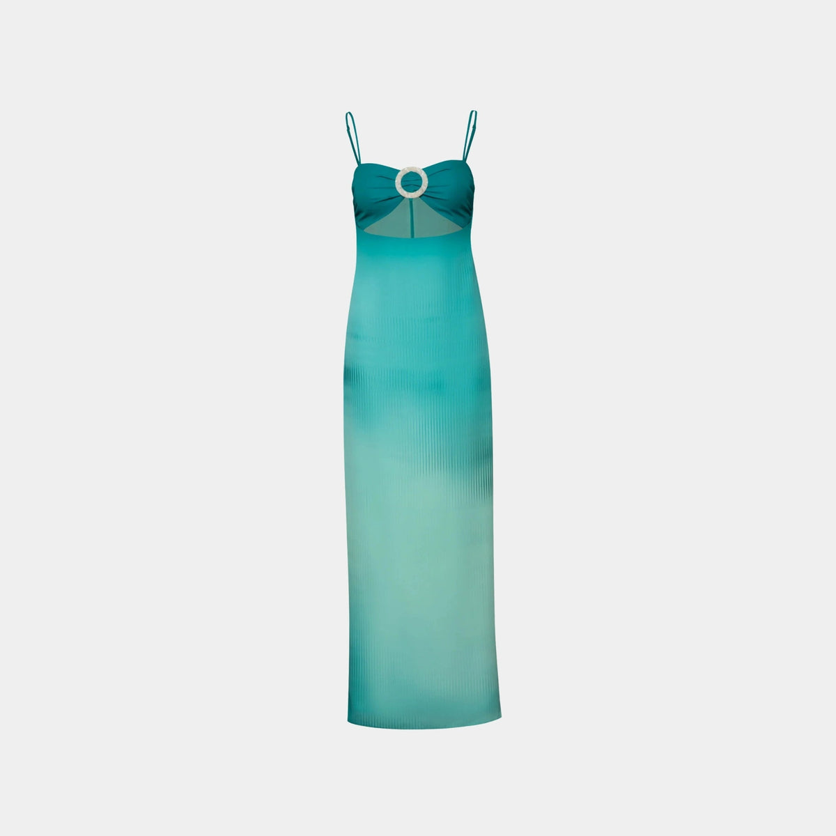 Aman Maxi Dress in Green Eden Chiffon