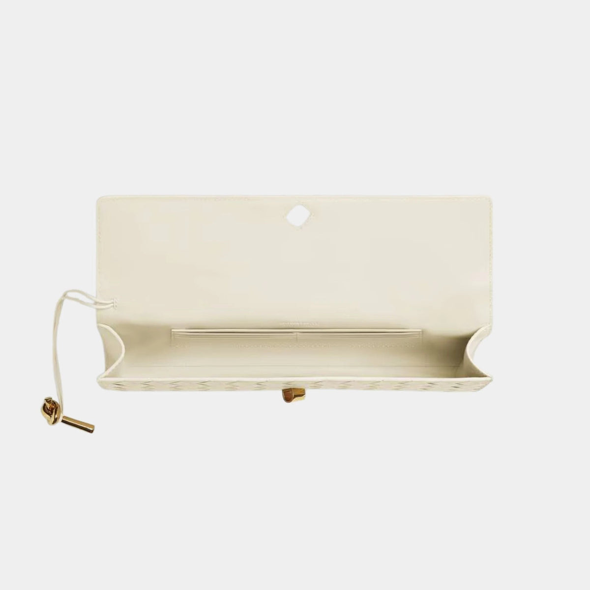 Andiamo Top Handle Clutch Intrecciato Leather