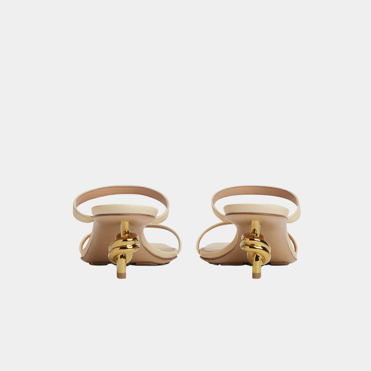 Knot Strap Mid Heel Mule