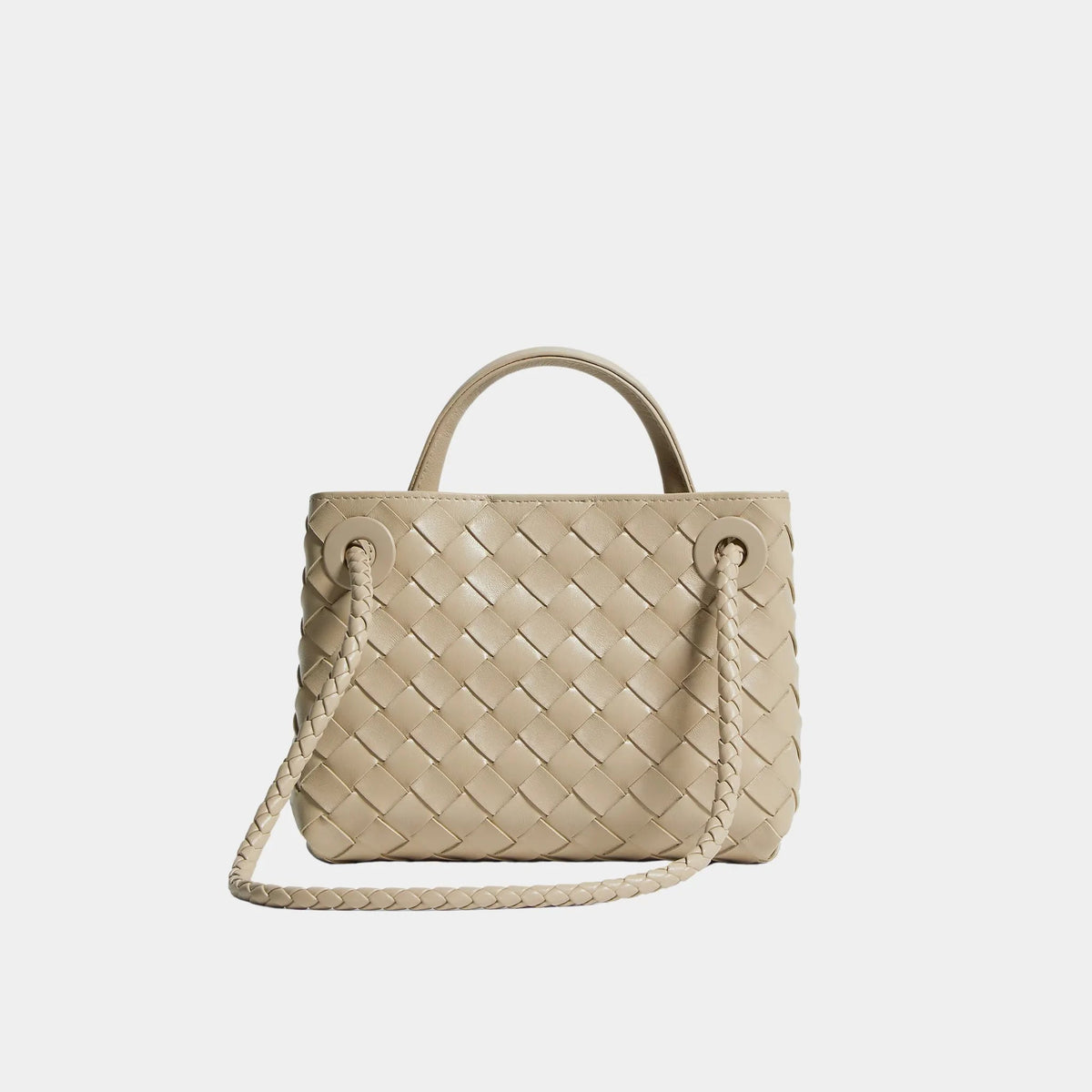 Mini Andiamo Bag in Intrecciato Leather