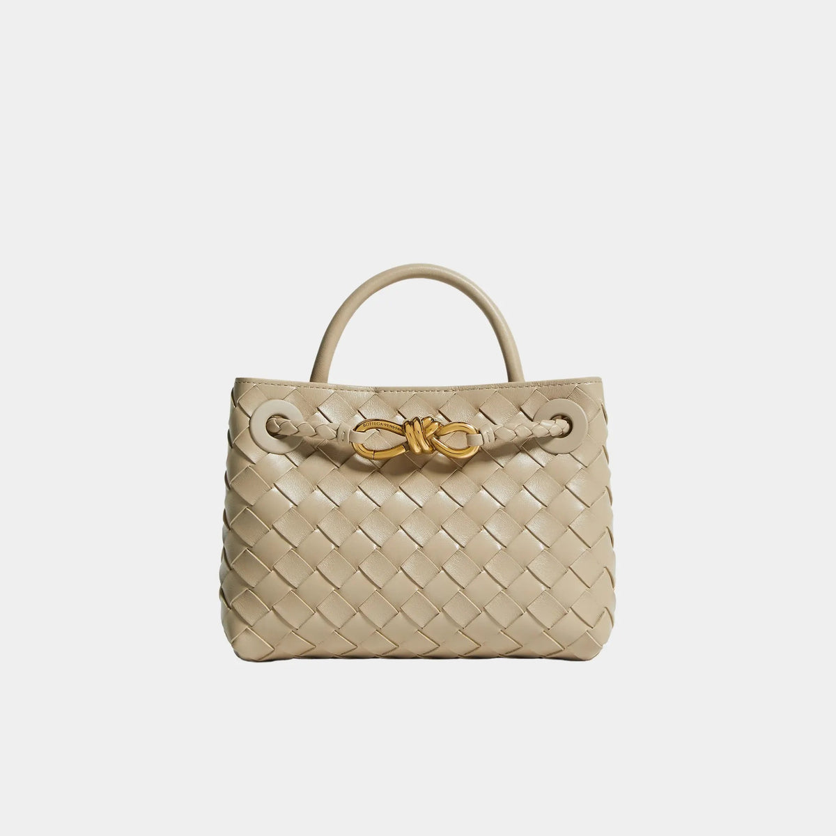 Mini Andiamo Bag in Intrecciato Leather
