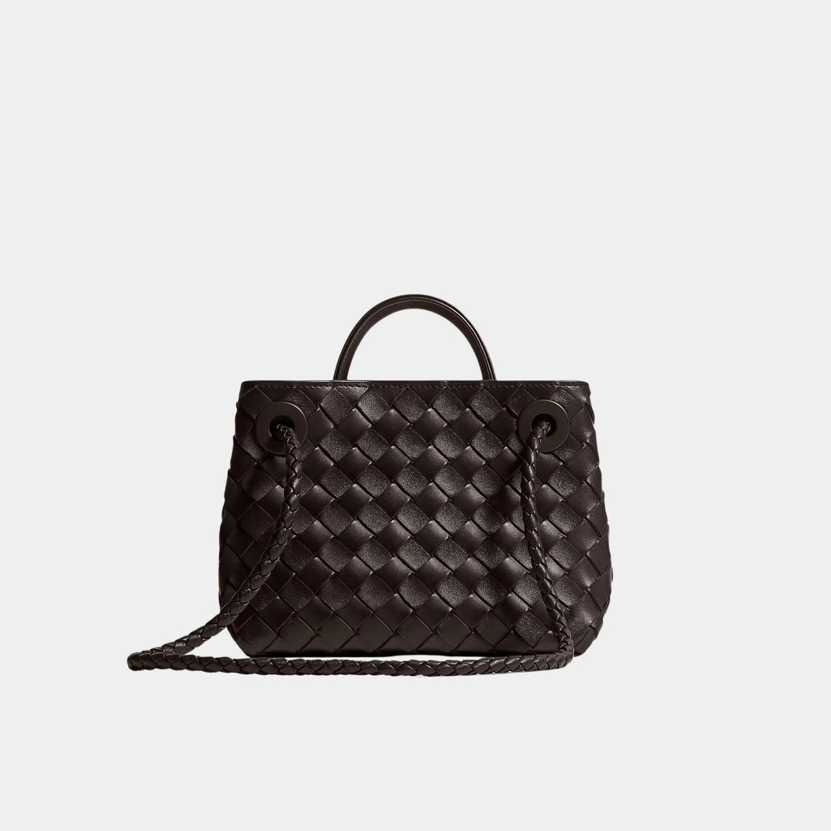 Mini Andiamo Bag in Intrecciato Leather