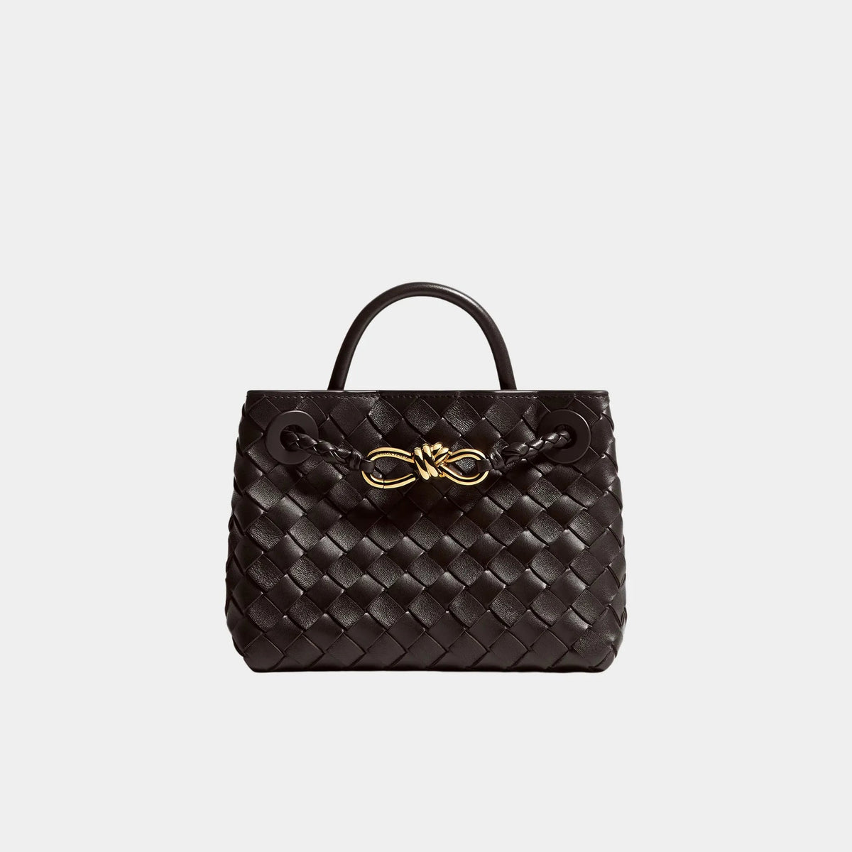 Mini Andiamo Bag in Intrecciato Leather