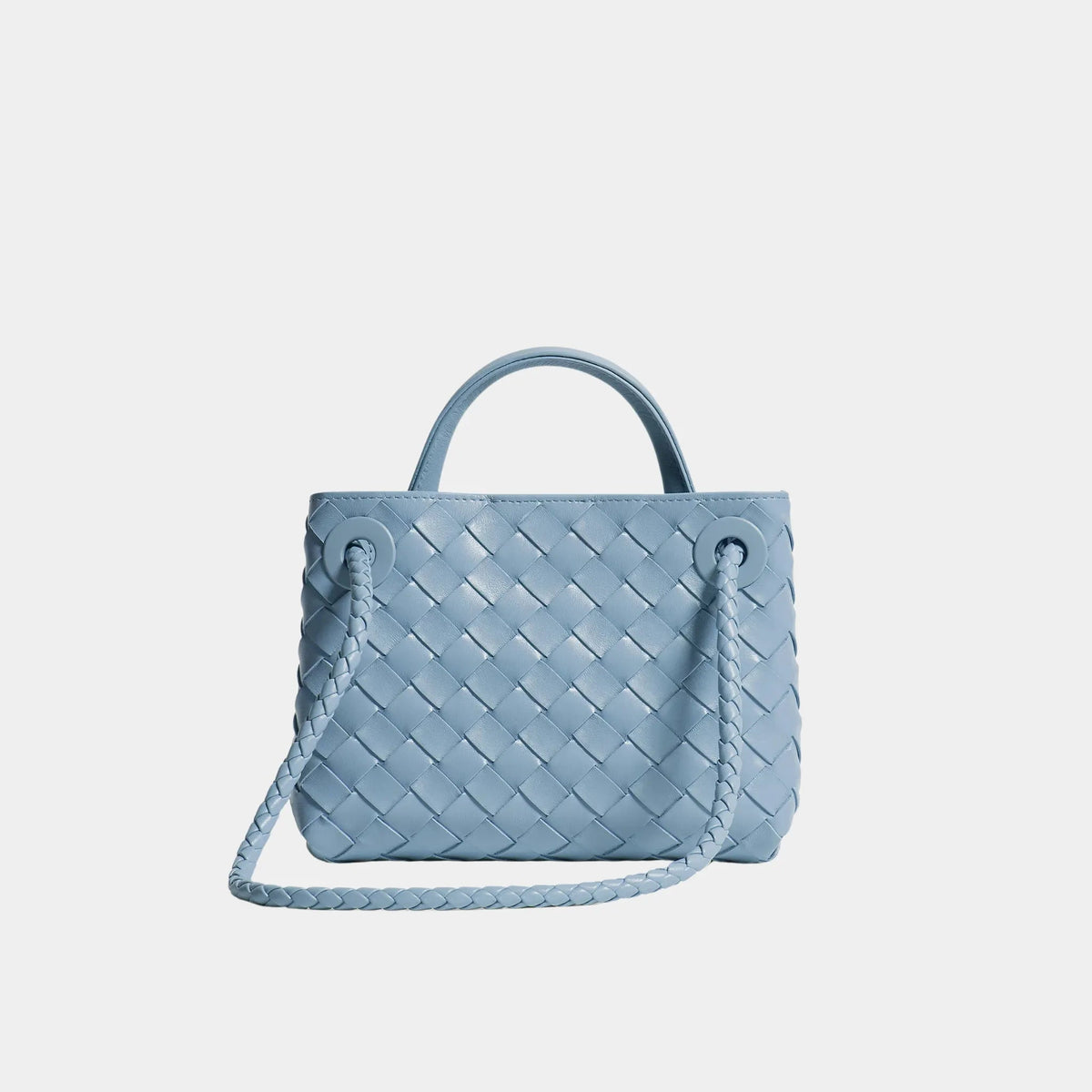 Mini Andiamo Bag in Intrecciato Leather