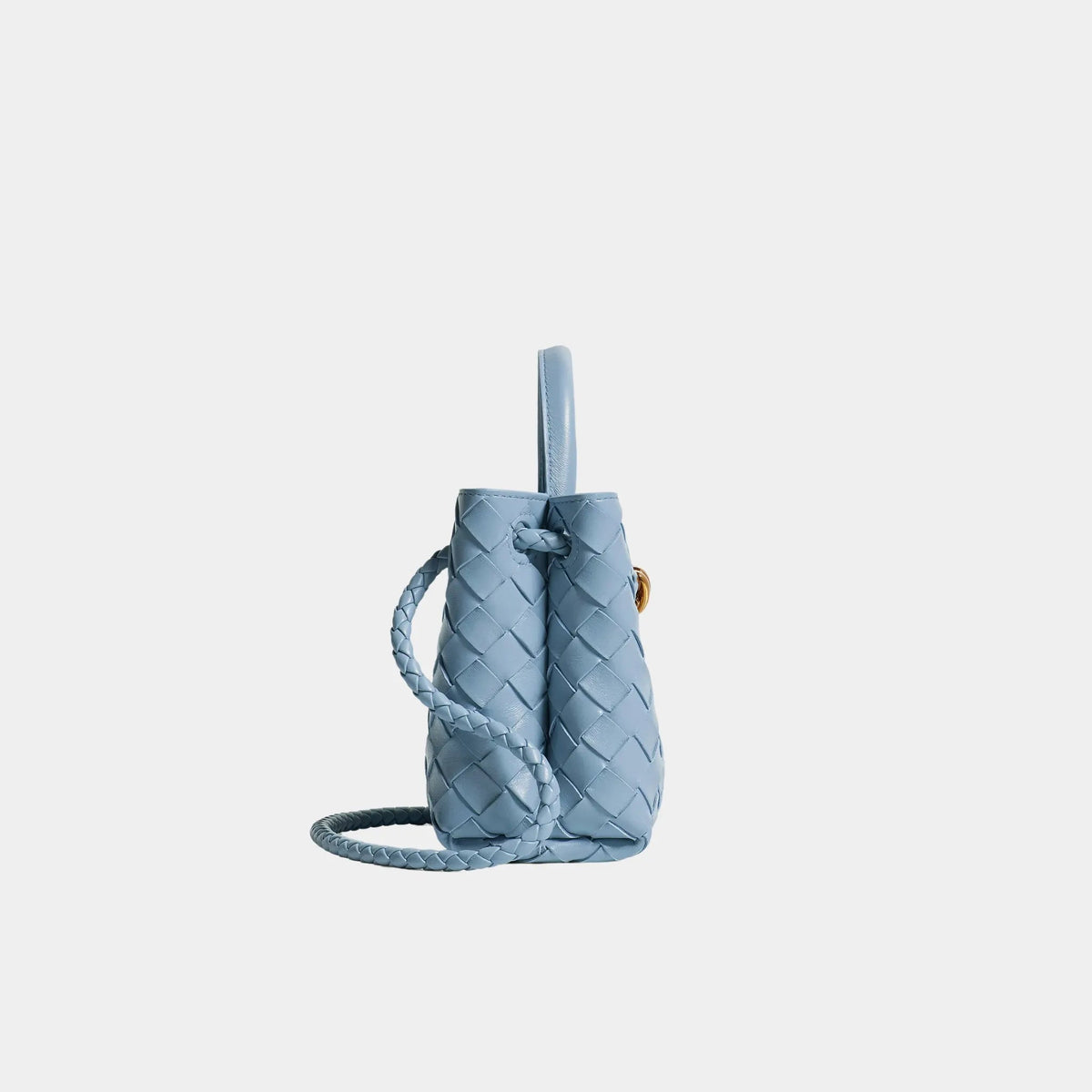 Mini Andiamo Bag in Intrecciato Leather