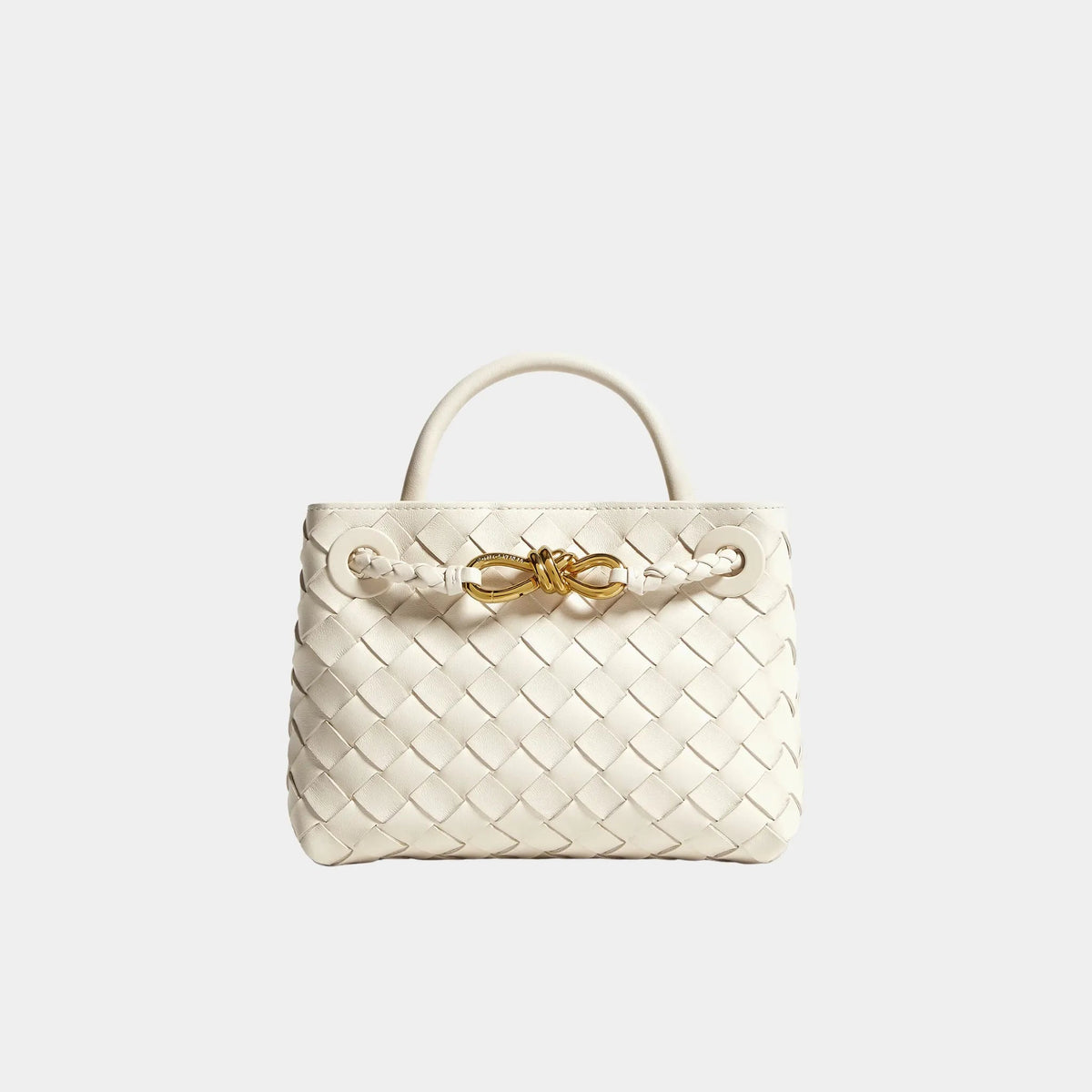 Mini Andiamo Bag in Intrecciato Leather