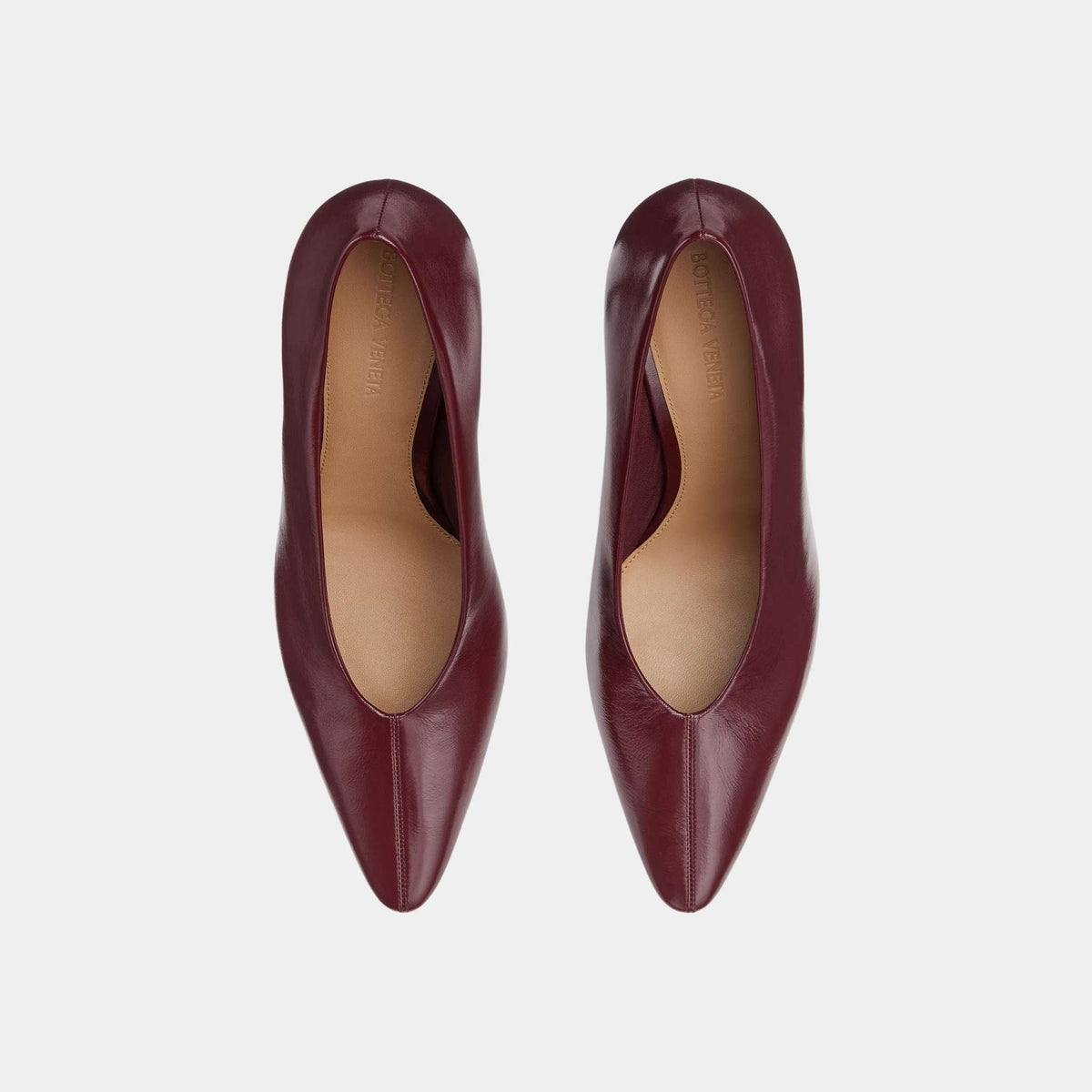 Sofia Slip-on Pump Supple Construction Shiny Calfskin