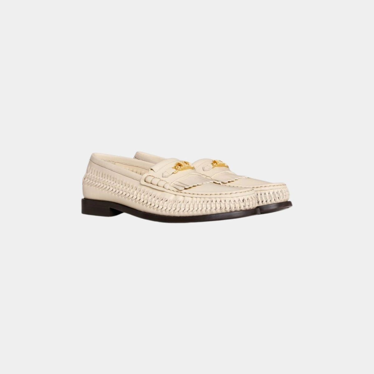 Celine Luco Braided Loafer in Calfskin