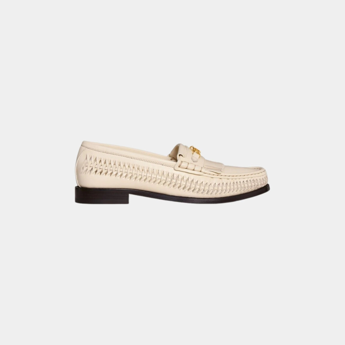 Celine Luco Braided Loafer in Calfskin