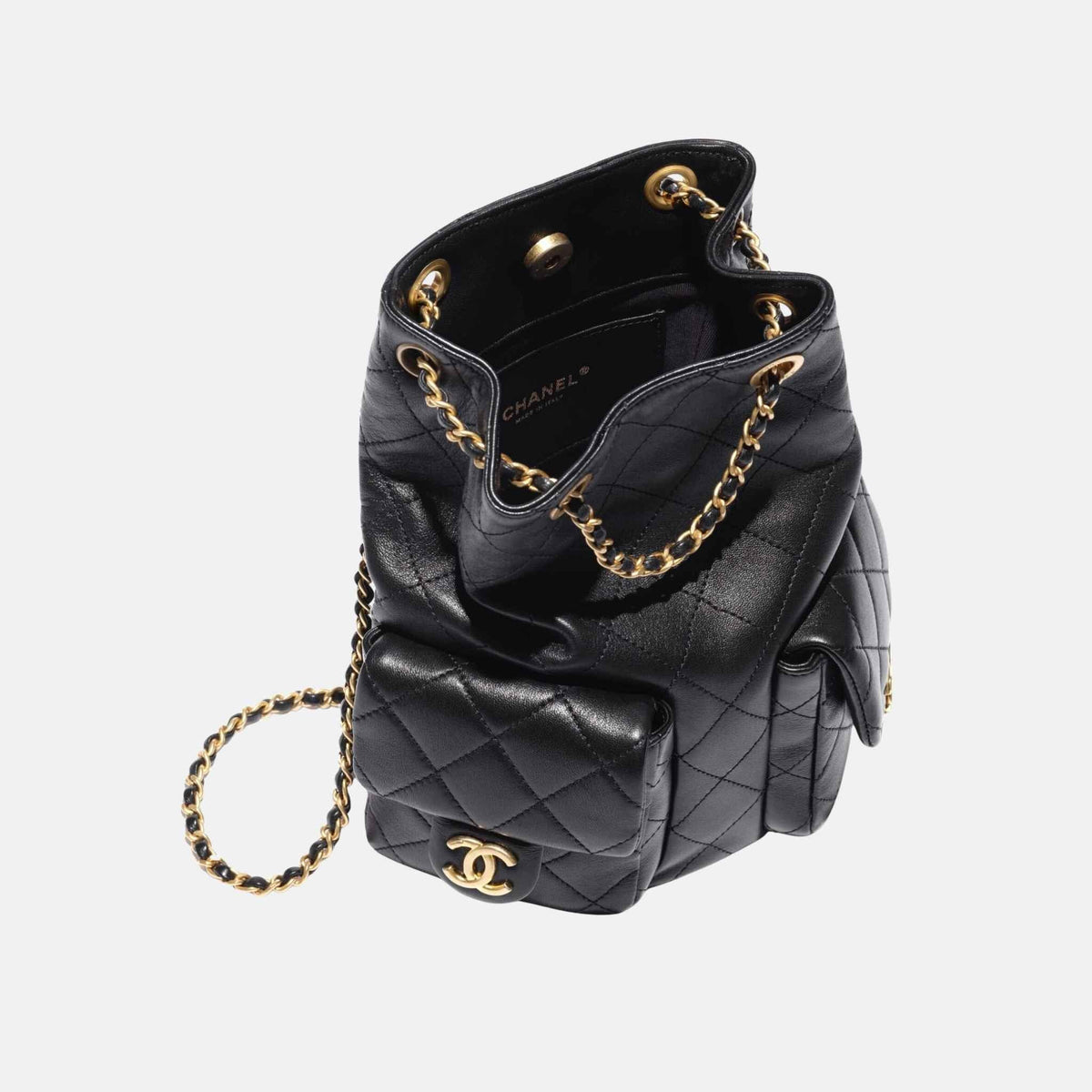 Backpack Cruise 2024/25 In Shiny Lambskin And Gold Tone Metal