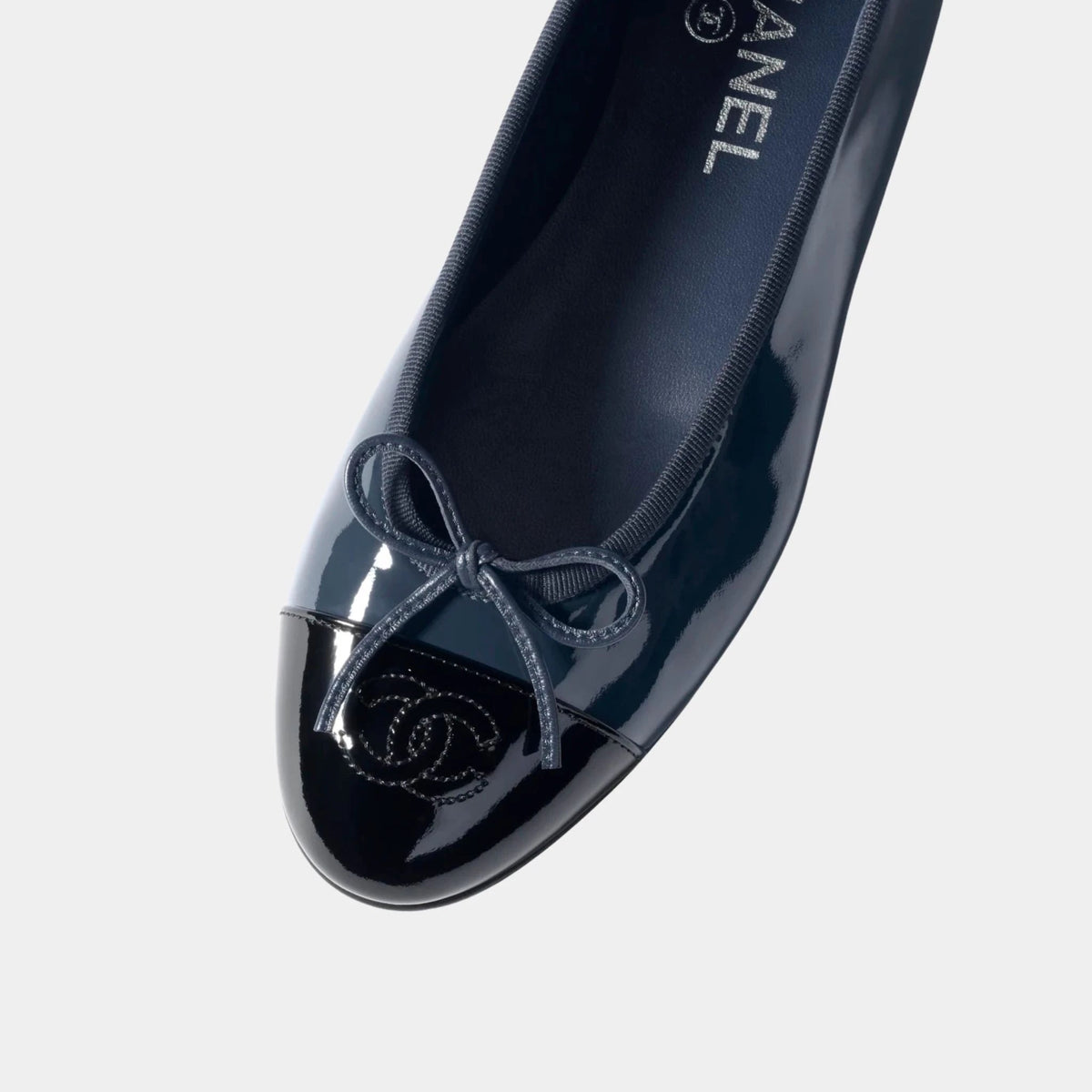 Ballerinas in Varnished Calfskin