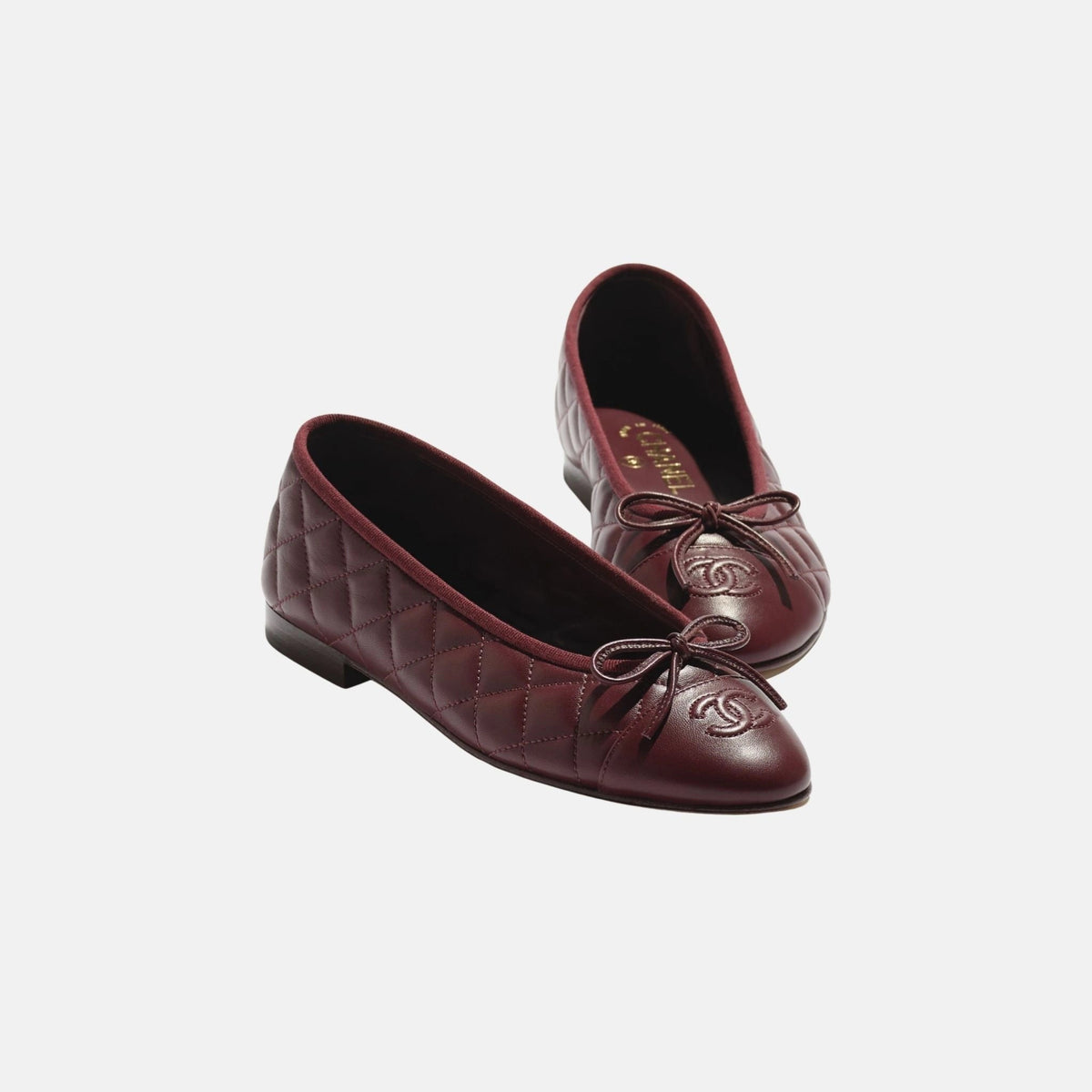 Ballet Flats in Lambskin Leather