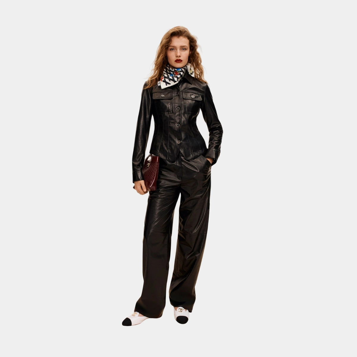 Black Jacket in Lambskin