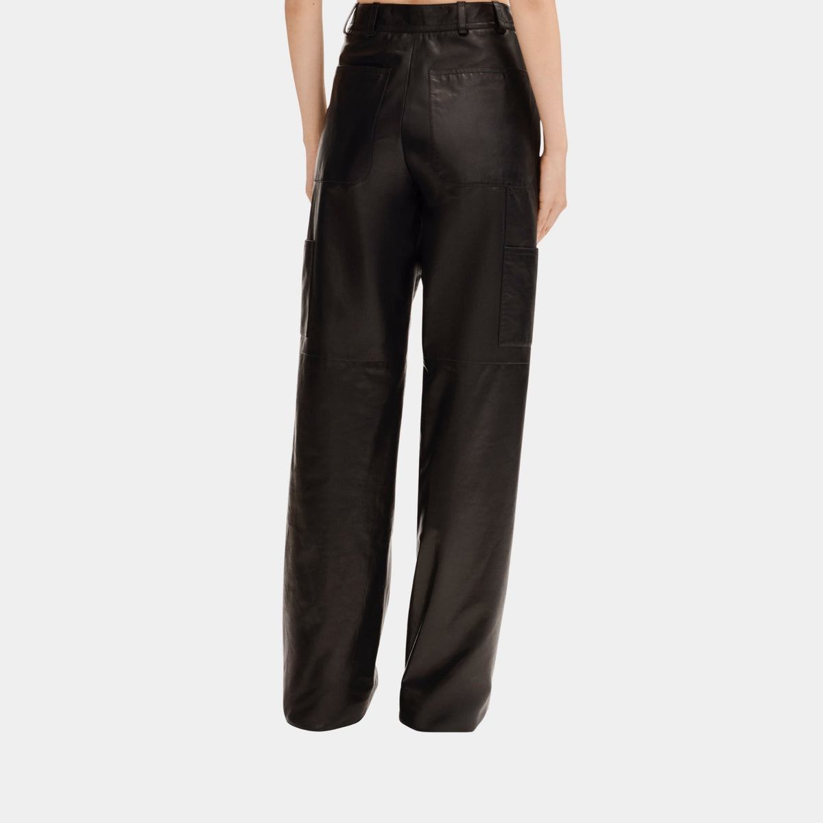 Black Trousers in Lambskin