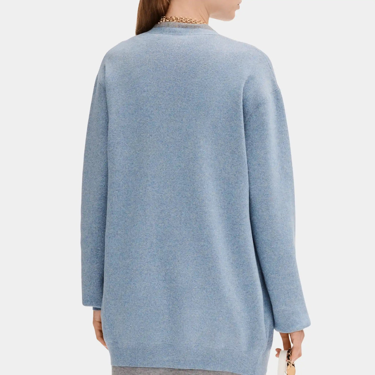 Blue Cardigan in Cotton