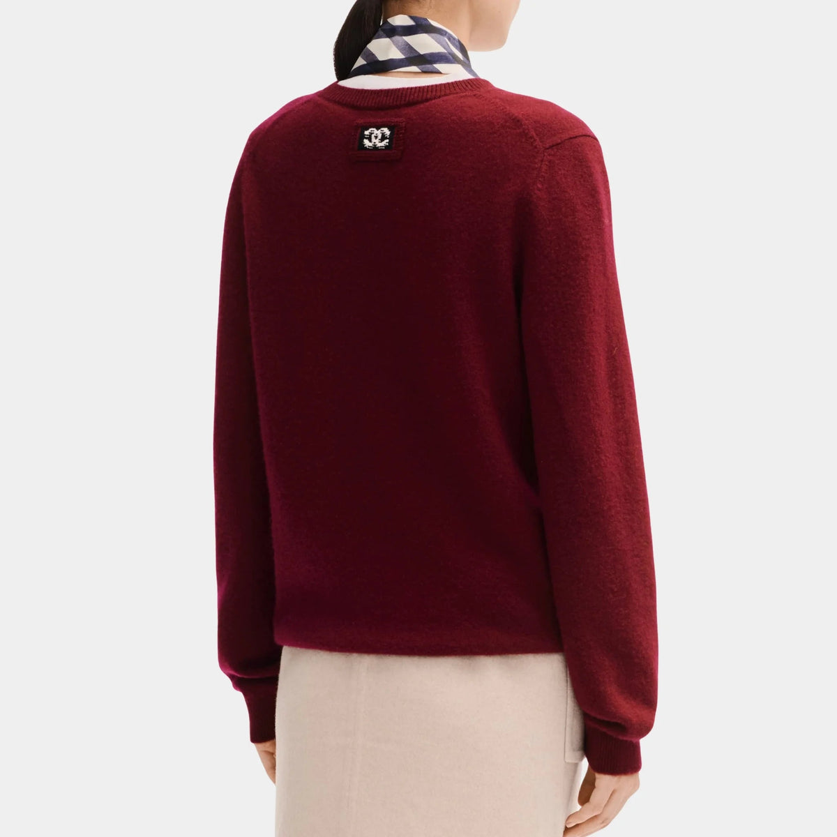 Burgundy Sweater in Cashmere