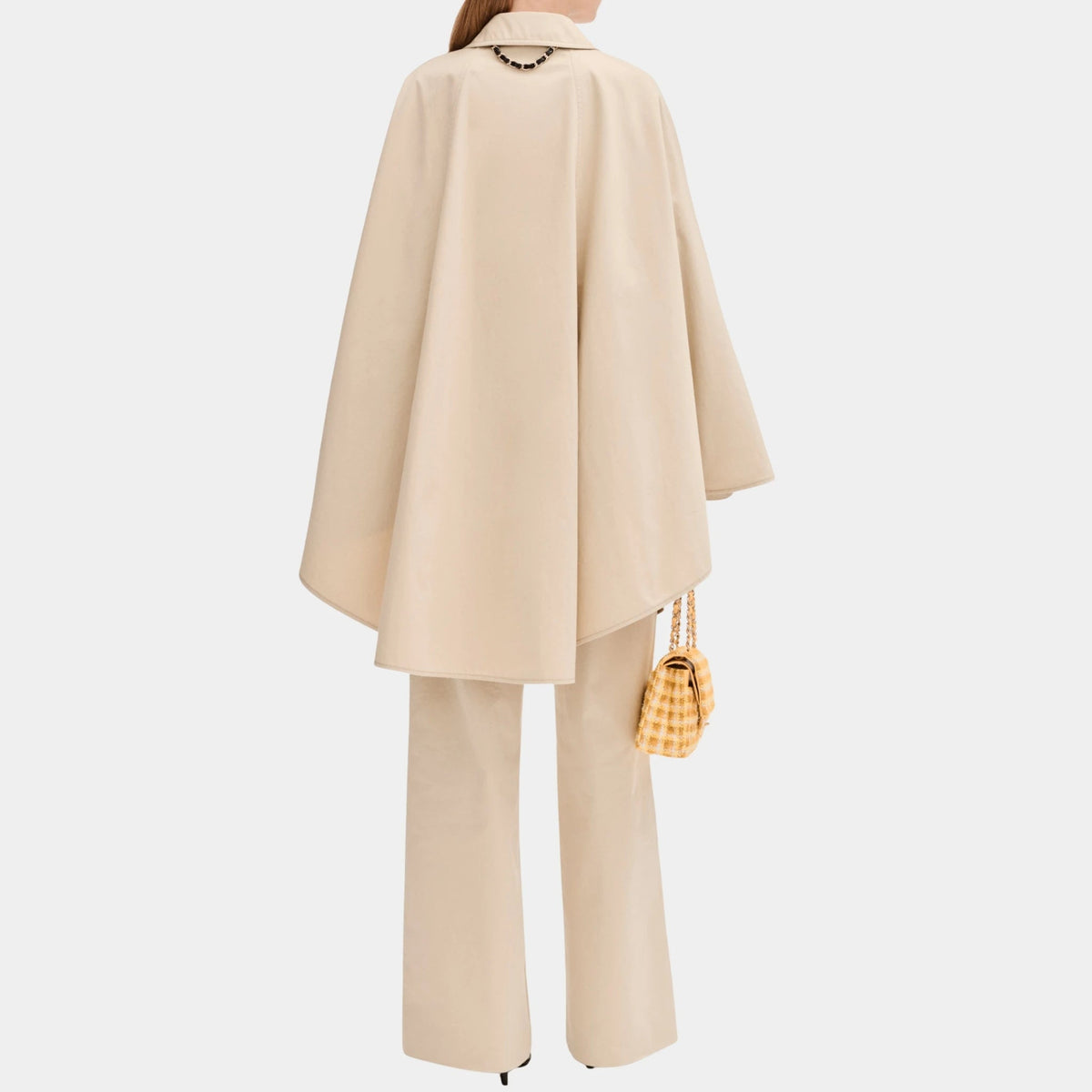 Cape in Gabardine Beige