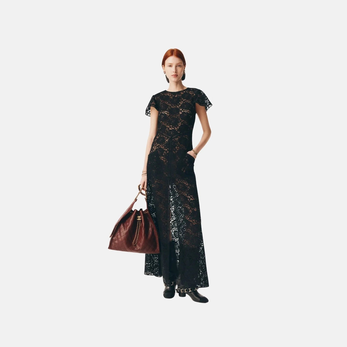 Dress in Cotton Lace