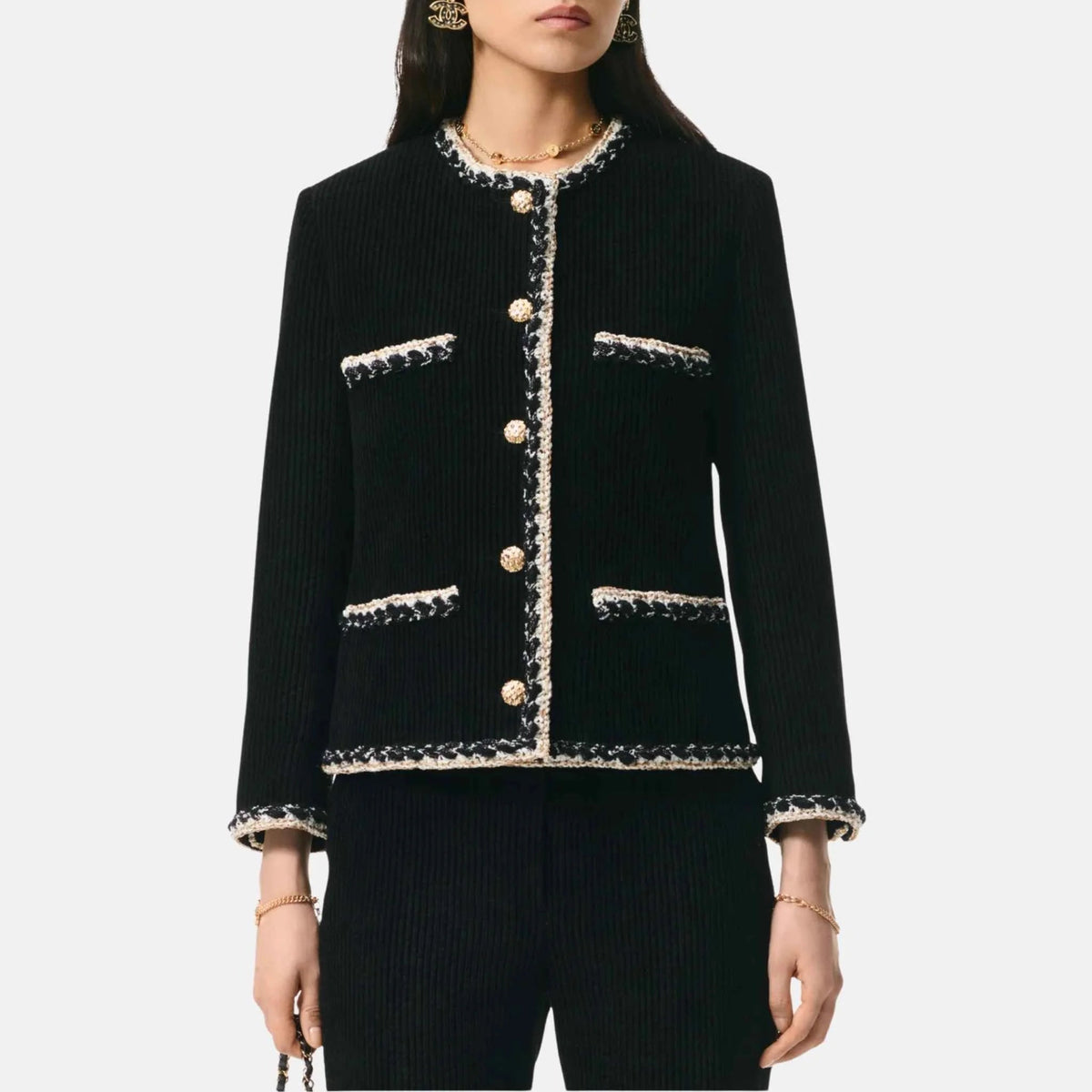 Jacket Corduroy Black