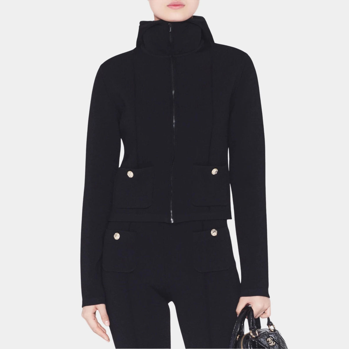 Jacket Wool & Mixed Fibres  Black