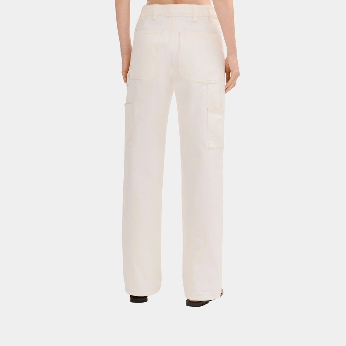 Jeans in White Washed Out Denim
