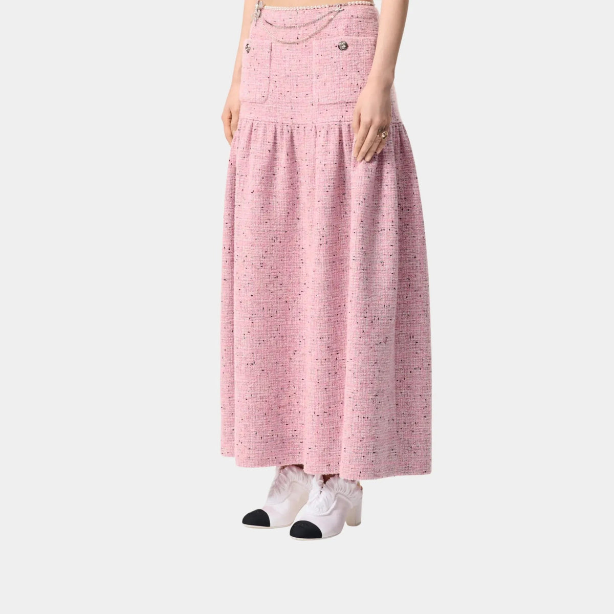 Long Skirt in Tweed