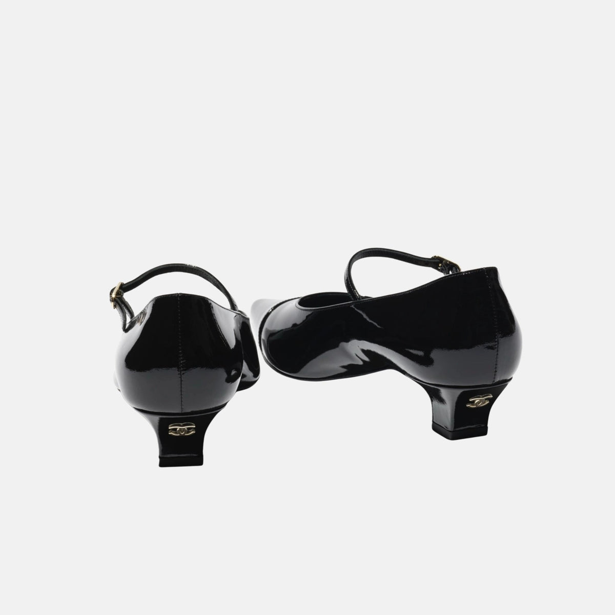 Mary Janes in Patent Calfskin