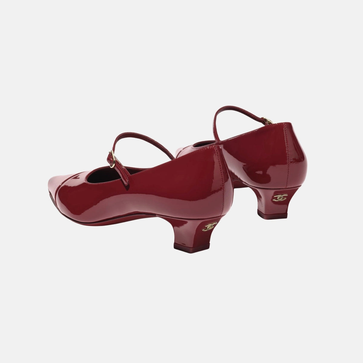Mary Janes in Patent Calfskin