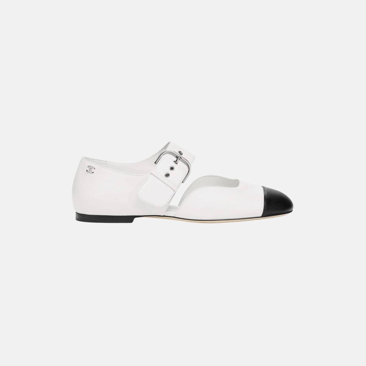 Mary Janes in Shiny Lambskin