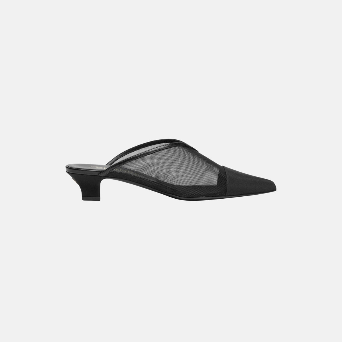 Mules in Mesh and Grosgrain
