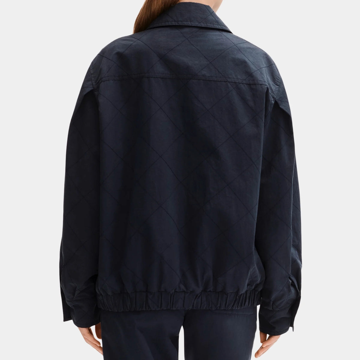 Navy Blue Jacket in Cotton