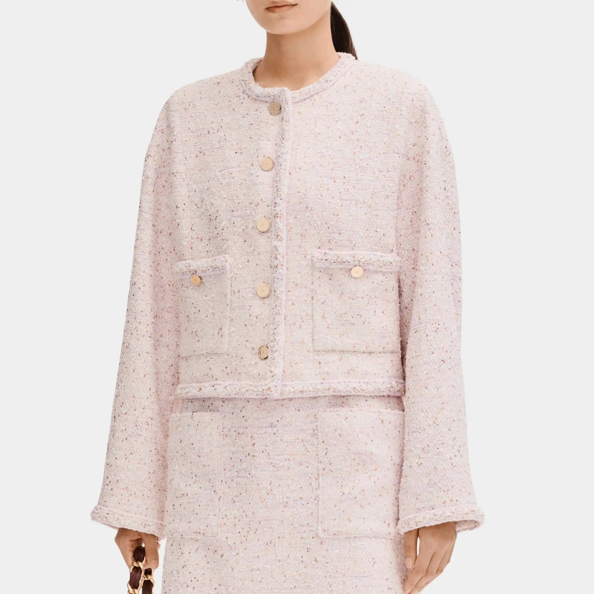 Pink Jacket in Tweed