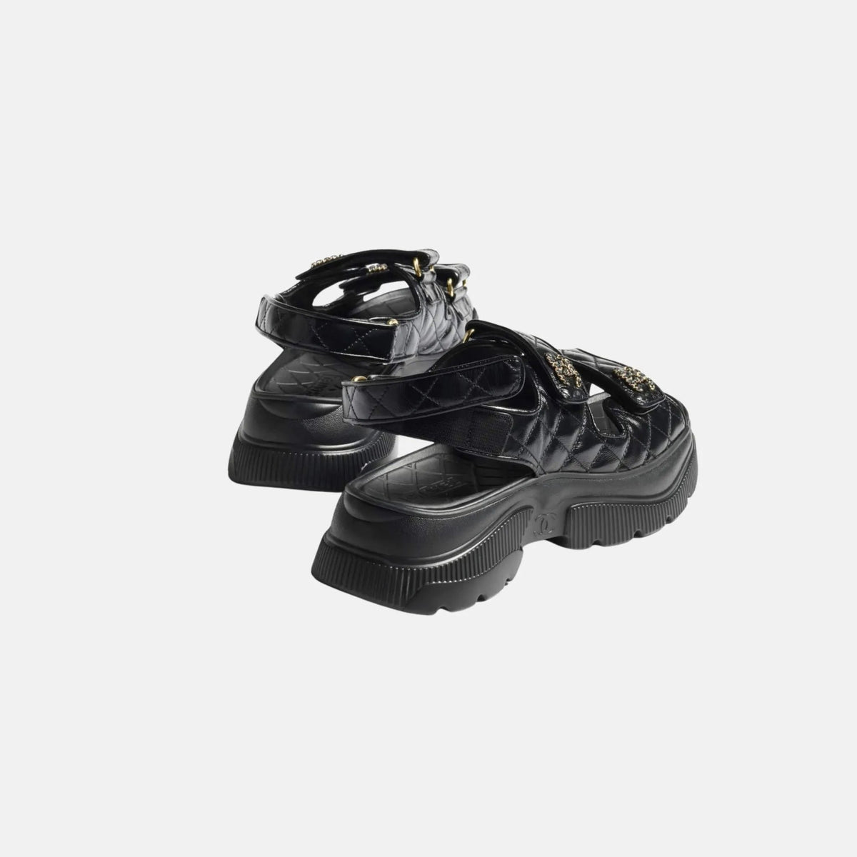 Sandals in Shiny Calfskin