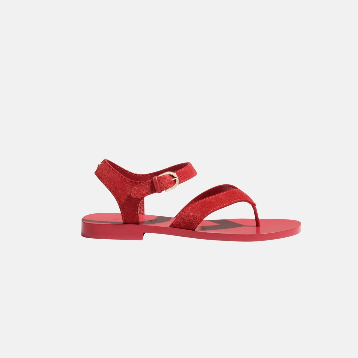 Sandals in Suede Calfskin