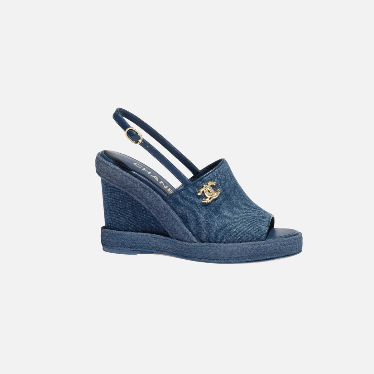 Sandals in Washed Out Denim