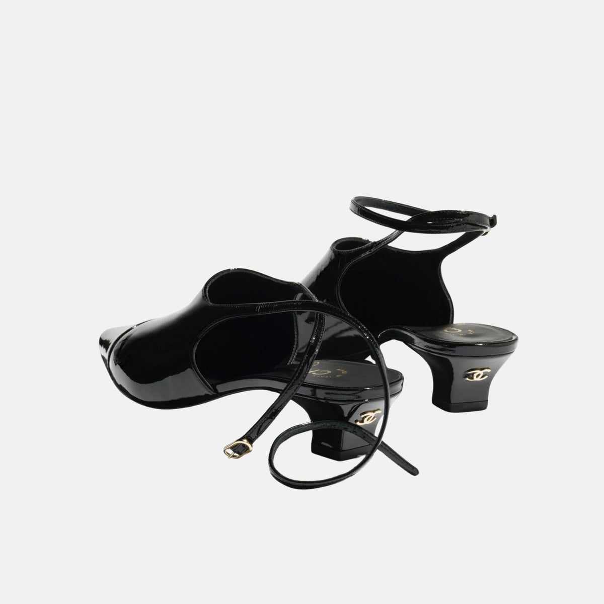 Slingback in Patent Calfskin