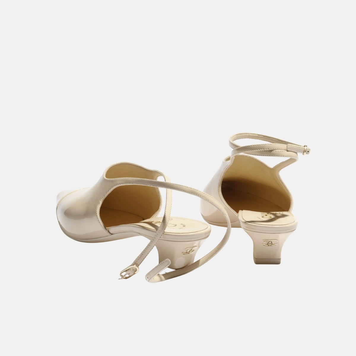 Slingback in Patent Calfskin