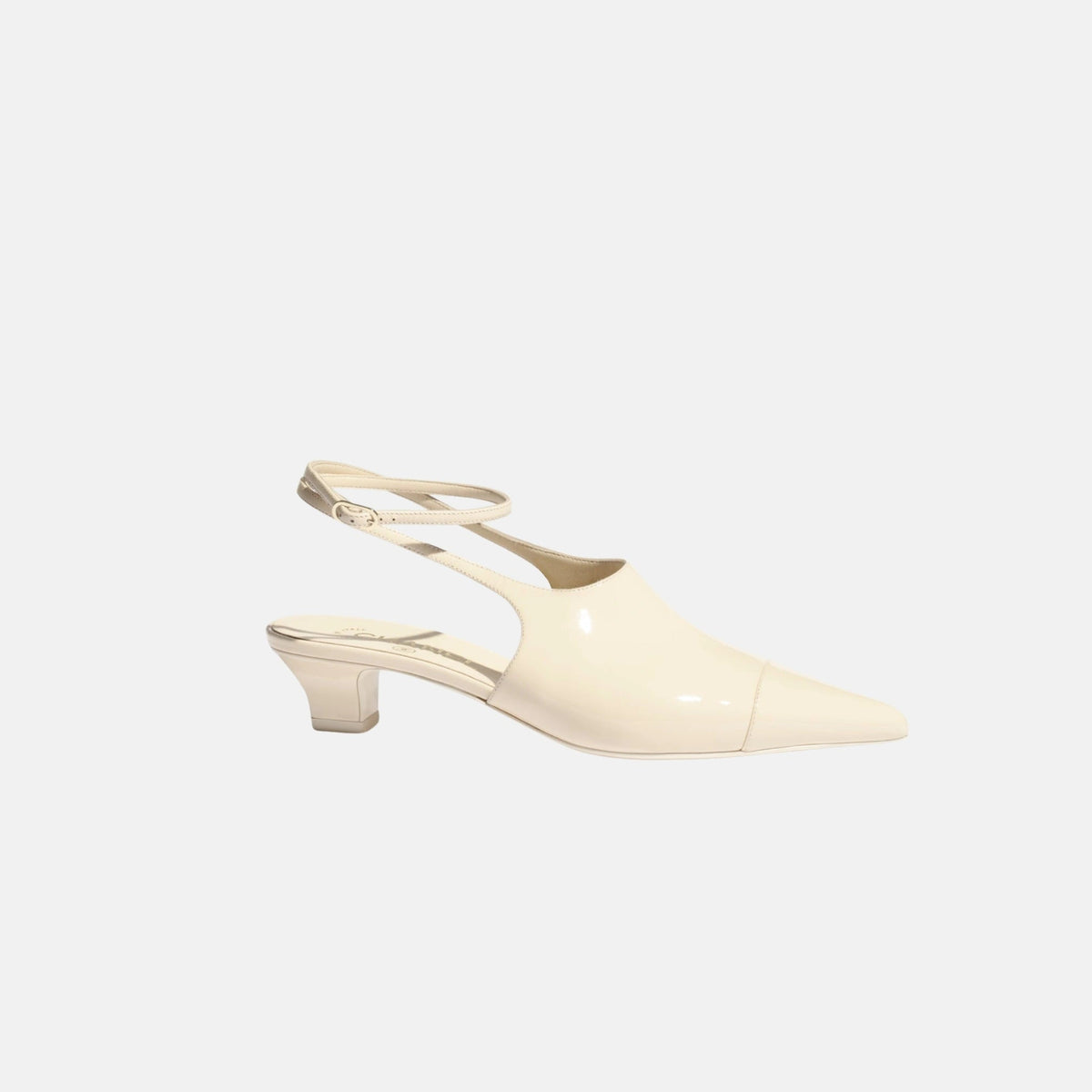 Slingback in Patent Calfskin
