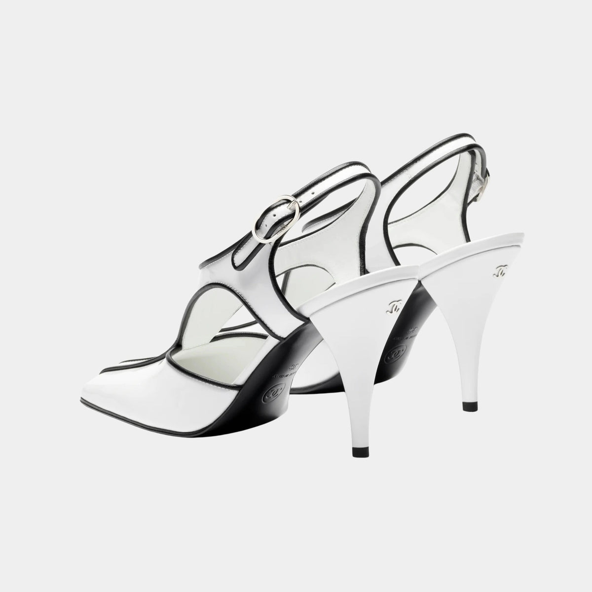 Slingbacks in Patent Calfskin & Lambskin
