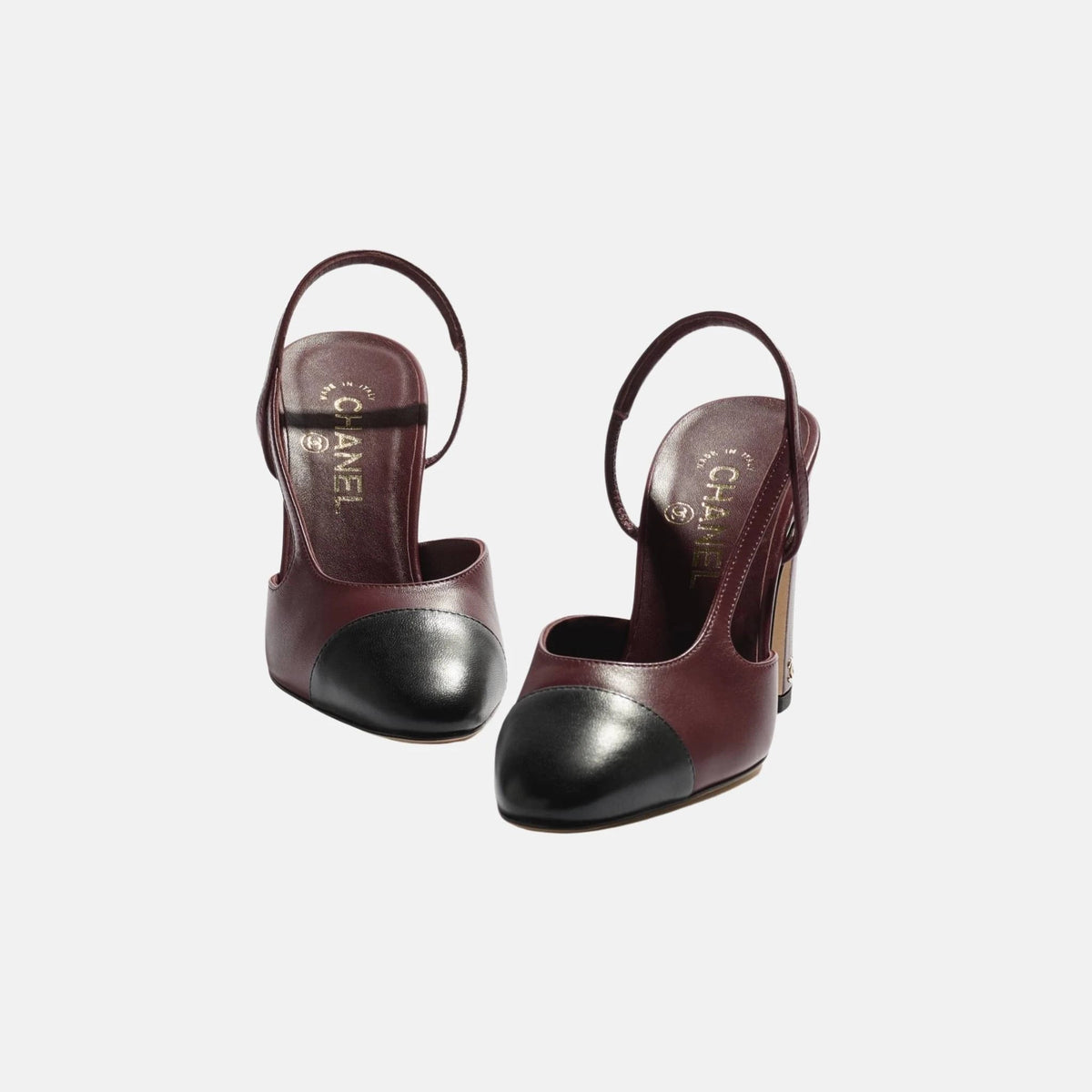 Heeled Slingbacks in Lambskin